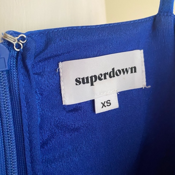 Blue Superdown Mini Dress - Picture 3 of 4